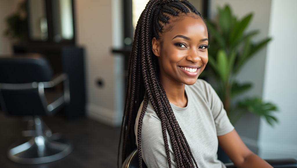 Box braids - African hair braiding at Knotless Beauty Bar Killeen TX