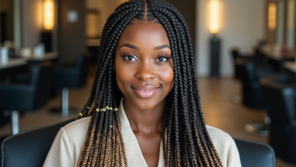 Goddess Cornrows - African hair braiding at Knotless Beauty Bar Killeen TX