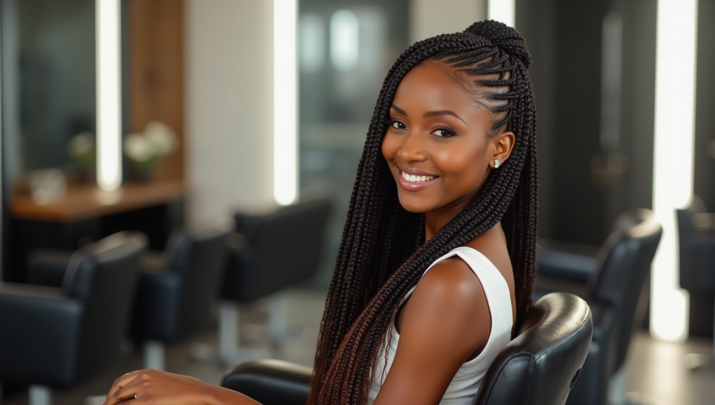 Goddess Knotless Braids at Knotless Beauty Bar Killeen TX